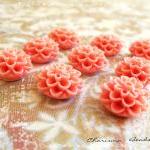 6 Resin Chrysanthemum Flowe..