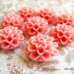 6 Resin Chrysanthemum Flowe..