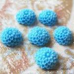 6 Resin Chrysanthemum Mum F..