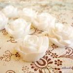 18 Resin Roses Cabochons Flower Accessory 22x22x12mm