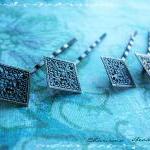 12 Filigree Bobby Pins Hair..